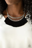 Paparazzi The MANE Event Necklace Black - Glitz By Lisa 