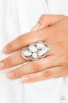 Paparazzi Cherished Collection Ring White - Glitz By Lisa 
