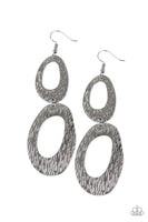 Paparazzi Ive SHEEN It All Black Earrings - Glitz By Lisa 