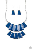 Paparazzi Lions, TIGRESS, and Bears Necklace - Blue - Glitz By Lisa 