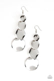 Paparazzi Modern Mecca Earrings Silver - Glitz By Lisa 