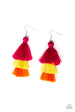 Paparazzi Hold On To Your Tassel! Earrings Multi - Glitz By Lisa 