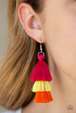 Paparazzi Hold On To Your Tassel! Earrings Multi - Glitz By Lisa 