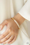 Paparazzi Day To Day Dazzle Bracelet Gold - Glitz By Lisa 