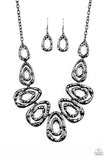 Paparazzi Terra Couture Necklace Black - Glitz By Lisa 