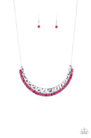 Paparazzi Impressive Neckace - Pink - Glitz By Lisa 