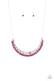 Paparazzi Impressive Neckace - Pink - Glitz By Lisa 