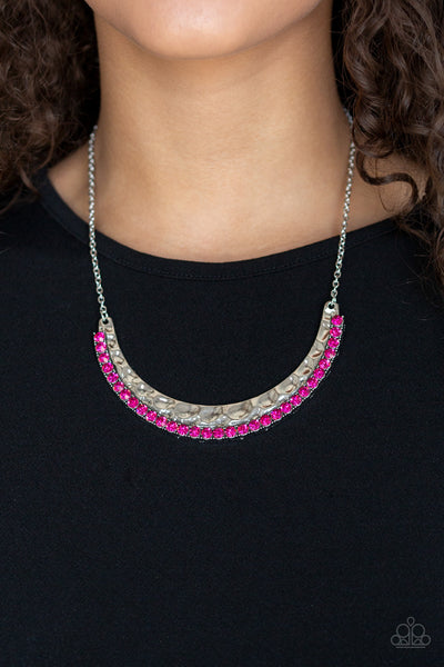 Paparazzi Impressive Neckace - Pink - Glitz By Lisa 