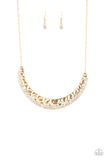 Paparazzi Impressive Necklace Gold - Glitz By Lisa 