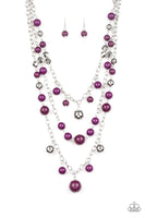 Paparazzi The Partygoer Purple Necklace - Glitz By Lisa 