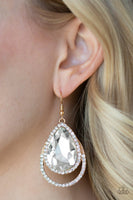 Paparazzi Famous Earrings Gold