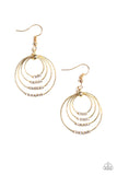 Paparazzi Sparkle Spectrum Earrings Gold - Glitz By Lisa 