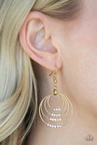 Paparazzi Sparkle Spectrum Earrings Gold - Glitz By Lisa 