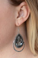 Paparazzi Famous Earrings Silver - Glitz By Lisa 