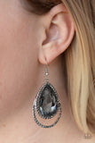 Paparazzi Famous Earrings Silver - Glitz By Lisa 