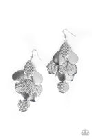 Paparazzi Chime Time Earrings Silver - Glitz By Lisa 