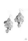 Paparazzi Chime Time Earrings Silver - Glitz By Lisa 