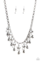 Paparazzi Travelling Trendsetter Necklace- White - Glitz By Lisa 