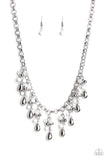 Paparazzi Travelling Trendsetter Necklace- White - Glitz By Lisa 