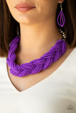 Paparazzi The Great Outback Necklace Purple - Glitz By Lisa 