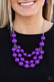 Paparazzi Miss Pop-YOU-larity Necklace Purple - Glitz By Lisa 