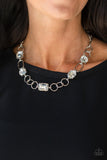 Paparazzi Urban District Necklace White - Glitz By Lisa 