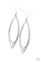 Paparazzi Positively Progressive Earrings Silver - Glitz By Lisa 