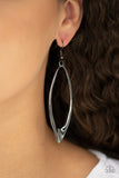 Paparazzi Positively Progressive Earring Black - Glitz By Lisa 