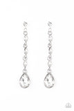 Paparazzi Must Love Diamonds Earrings White - Glitz By Lisa 