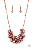 Paparazzi Grandiose Glimmer Necklace Copper - Glitz By Lisa 