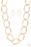 Paparazzi The Challenger Necklace Gold - Glitz By Lisa 