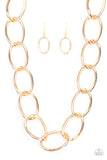 Paparazzi The Challenger Necklace Gold - Glitz By Lisa 