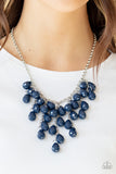 Paparazzi Serenely Scattered Necklace Blue - Glitz By Lisa 