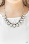 Paparazzi FEARLESS is More Necklace White - Glitz By Lisa 