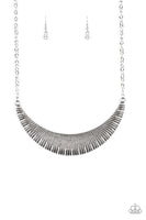 Paparazzi Modern Day Moonshine Necklace White - Glitz By Lisa 