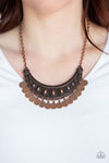 Paparazzi Chimes Up Necklace Copper - Glitz By Lisa 