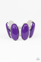 Paparazzi Power Pop Bracelet Purple - Glitz By Lisa 