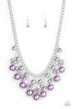 Paparazzi Pearl Appraisal Necklace Purple - Glitz By Lisa 