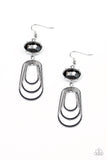 Paparazzi Drop-Dead Glamorous Earrings Silver - Glitz By Lisa 