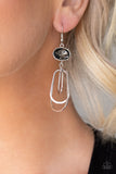 Paparazzi Drop-Dead Glamorous Earrings Silver - Glitz By Lisa 