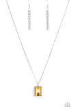 Paparazzi Pro Edge Necklace Yellow - Glitz By Lisa 