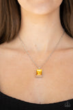 Paparazzi Pro Edge Necklace Yellow - Glitz By Lisa 