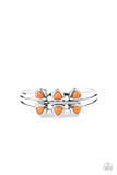 Paparazzi Tribal Triad Bracelet Orange - Glitz By Lisa 