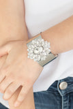 Paparazzi The Fashionmonger Bracelet White - Glitz By Lisa 