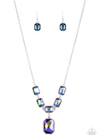 Paparazzi Million Dollar Moment Necklace Multi (Blue)