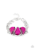 Paparazzi Raw Radiance Bracelet Pink - Glitz By Lisa 