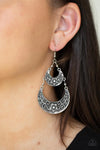 Paparazzi Springtime Gardens Earrings White