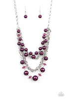 Paparazzi Rockin' Rockette Necklace Purple - Glitz By Lisa 