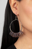 Paparazzi Caribbean Cocktail Earrings Silver