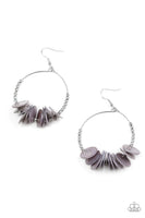 Paparazzi Caribbean Cocktail Earrings Silver